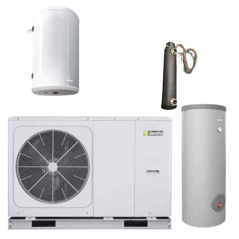 Zestaw pompa ciepła monolok BERETTA HYDRO UNIT M 006 + grzałka 2–6 kW + Galmet Tower Grand 200 + bufor 60 l - Bardzo popularny produkt