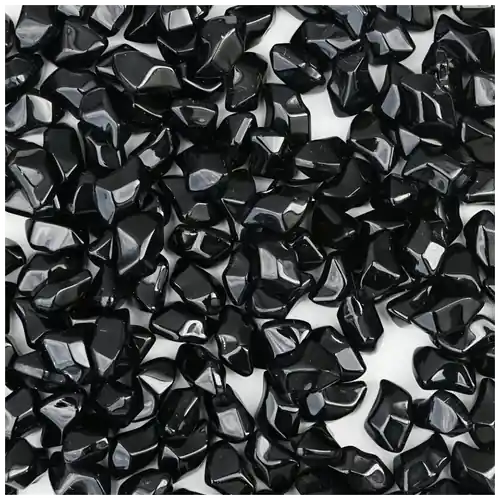 Kamyki ozdobne FIRE GLASS - kryształ czarny | Najwyższa jakość