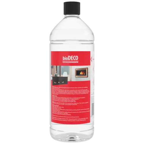Biopaliwo do biokominków BIO-DECO 1 litr | Profesjonalna jakość