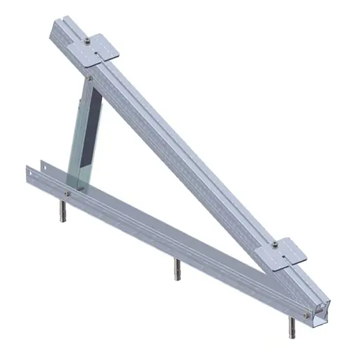 Łatwy zwrot | Trójkąt aluminiowy pod PV - Duży z regulowanym kątem