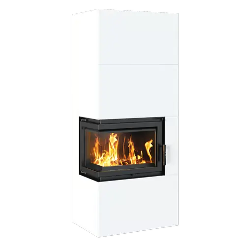 Kominek powietrzny Simple Box 8 kW Ø 200 Bianco z domykaniem - Sprawdzony produkt