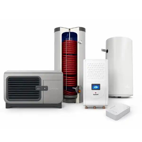 Bardzo popularny produkt | Pakiet Galmet pompa ciepła monoblok Airmax3 12GT R290 12 kW + moduł hydrauliczny Gbox + wymiennik Tower Grand SGW(S) 300 L + bufor SG(S) 120 L+ centrala Smart Home Sinum Lite SG-000112SL