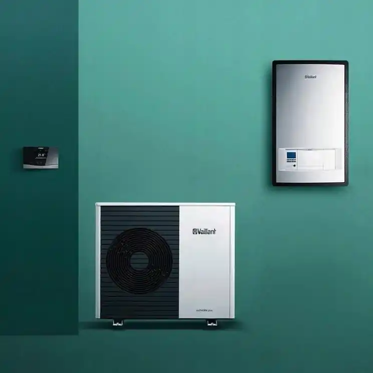 Cena promocyjna | Pakiet pompa ciepła monoblok Vaillant aroTHERM plus VWL 55/6 A + moduł naścienny MEH97/6 + regulator pogodowy VRC720 + stopy amortyzujące 0010044185