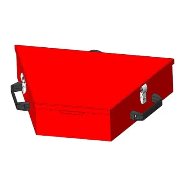 Popielnik dla kotłów D15P - D31P 18 L czerwony Atmos S1229 - Jakość premium