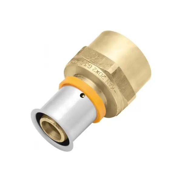 Złączka mosiężna GW 20 x 1/2" KAN-therm ultraPRESS 1009042120 - Nie czekaj