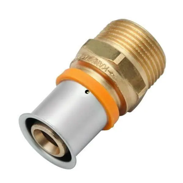 Nowość w sklepie | Złączka mosiężna GZ 25 x 1" KAN-therm ultraPRESS 1009045013