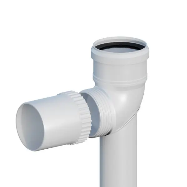 Kolano kominowe PP skręcane 87 st Fi 80 na podstawie L500mm Ricom 10080PBS | Supercena