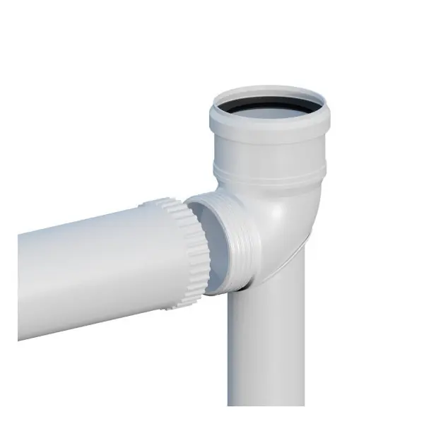 Kolano kominowe skręcane PP 80 mm 87 st. z przedłużeniem 0,5 m Ricom 10080BS2 | Produkt polecany