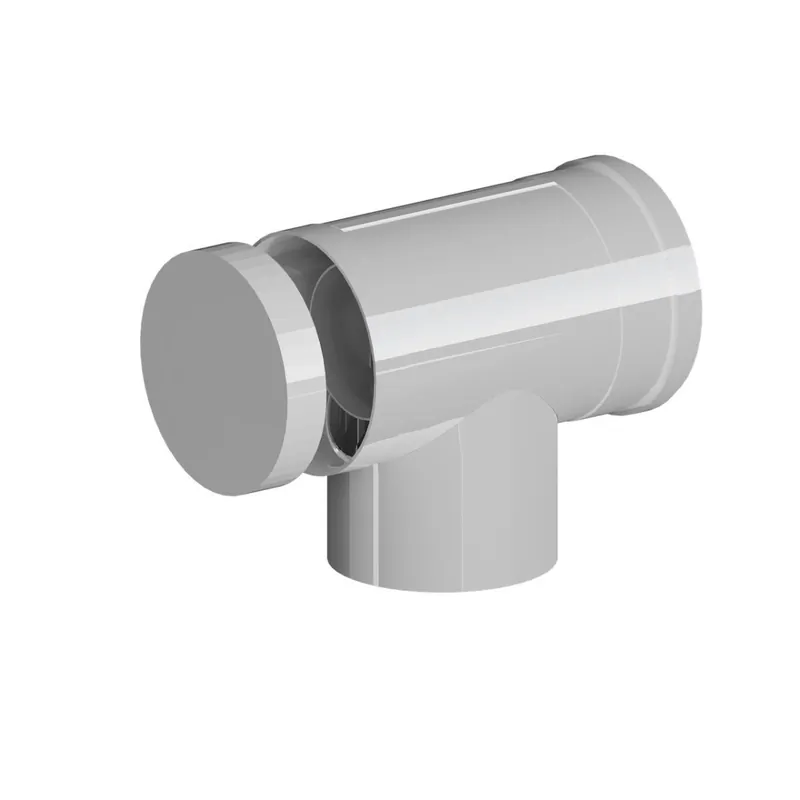 Kolano koncentryczne PP-AL 80/125 mm 87 st. z inspekcją Ricom PP80/125RB | Sprawdzony produkt