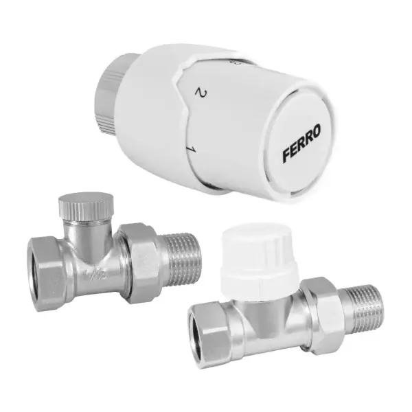 Zestaw termostatyczny prosty 1/2" Ferro ZTM20 | Produkt polecany