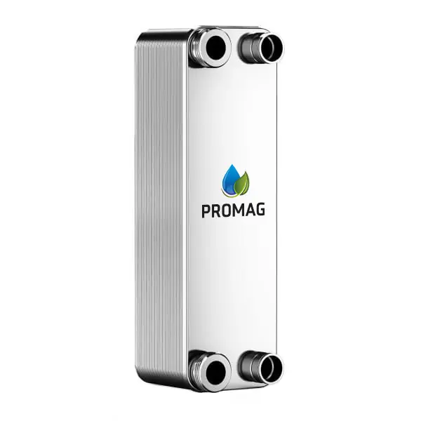 Hit sprzedaży | Wymiennik ciepła 46 płytowy Gaz Freon 24,1 kW 1" PROMAG PGM-Rx-22u/1c-46