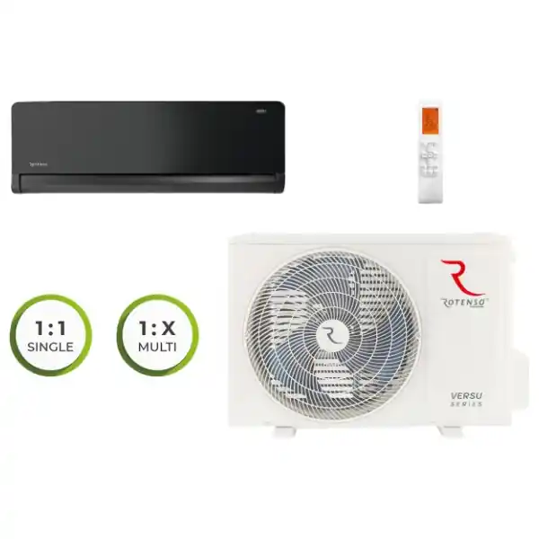 Bezpośrednio od producenta | Klimatyzator ścienny Versu Mirror R15/R16 5,3 kW Rotenso VM50Xi R16 + VM50Xo R15/R16