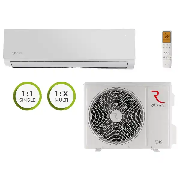 Nowość | Klimatyzator ścienny Elis Silver R17 2,6 kW Rotenso ES26Xi R17 + EO26Xo R17