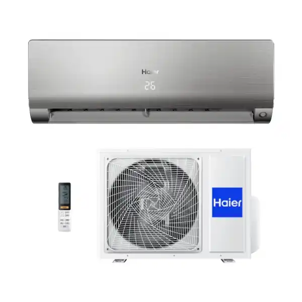 Hit sprzedaży - Klimatyzator ścienny FLEXIS Plus R32 3,5 kW srebrny Haier AS35S2SF1FA-S + 1U35S2SM1FA-2