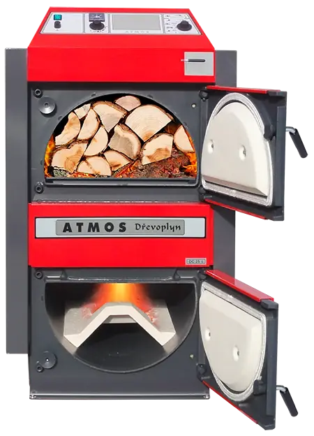 ATMOS DC25S – kocioł zgazowujący drewno, 25/27 kW, sterownik ACD 04 | Wysyłka od ręki
