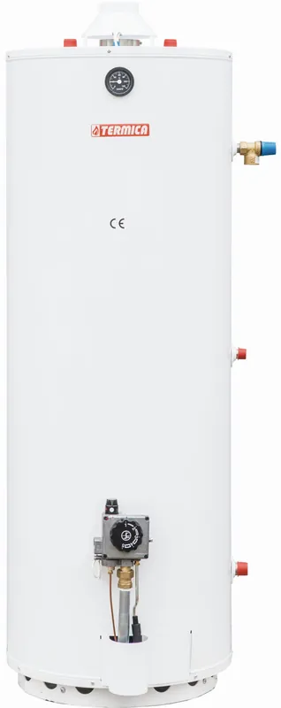 Termica Podgrzewacz wody gazowy 150 l stojący, stal nierdzewna P150SP - Bezpośrednio z fabryki