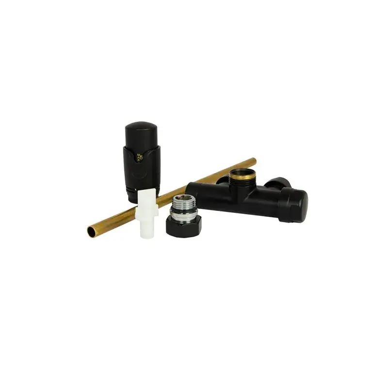 Perfexim PHA-036RCM zestaw termostatyczny kątowy czarny mat 1/2 - Outlet