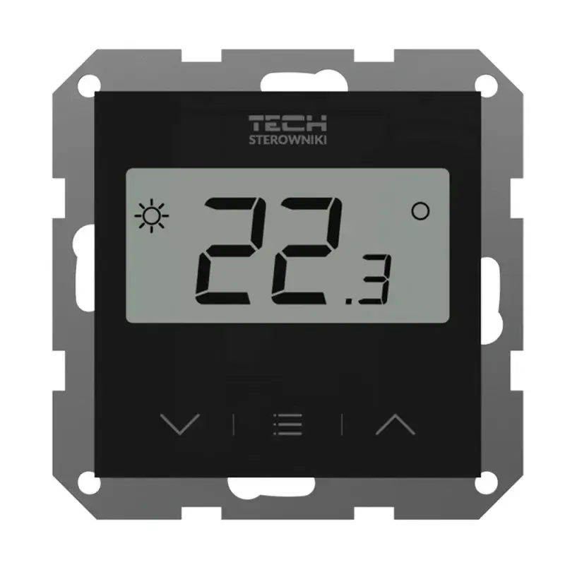 Bezprzewodowy regulator pokojowy TECH F-2z v2 czarny 230V | W sprzedaży