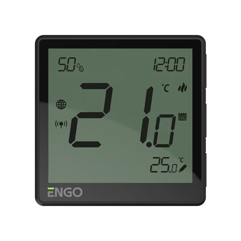 Oszczędź - Regulator temperatury ZigBee 230V podtynkowy ENGO EONE-230B czarny