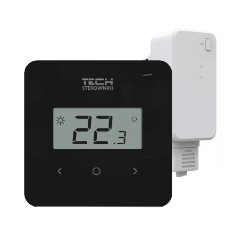 Bezprzewodowy regulator pokojowy TECH T-2.2 czarny | Sprawdzony produkt