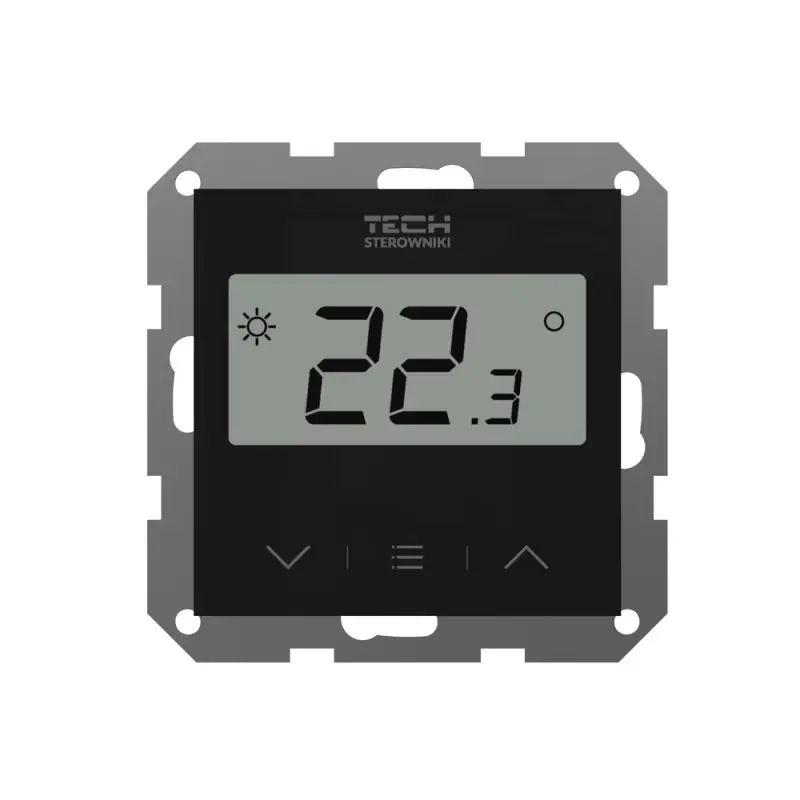 Zniżka - Bezprzewodowy regulator pokojowy F-8z TECH czarny WG.11.0641