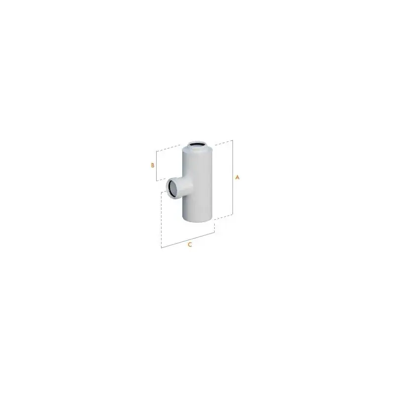 Rozdzielacz PP 80/125 na 2x80 pionowy RICOM R801258080 | Wysyłka od ręki