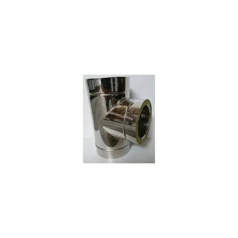 Bezpośrednio z fabryki | Trójnik 90° Spiroflex TURBO izolowany 80/125 SX-TJIN80/125T