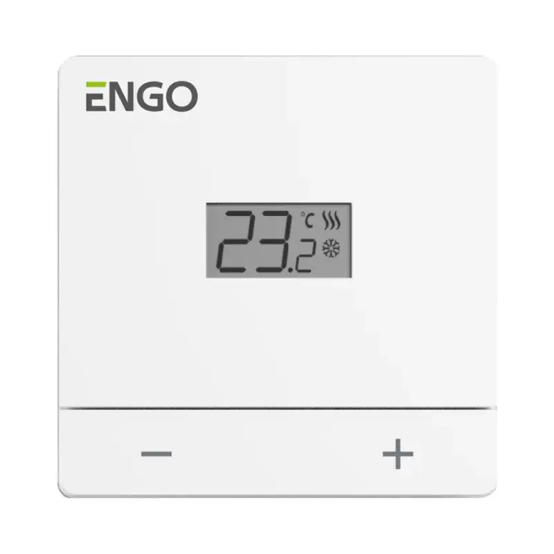 Zapasy na wyczerpaniu | Przewodowy regulator temperatury ENGO EASY-230W biały