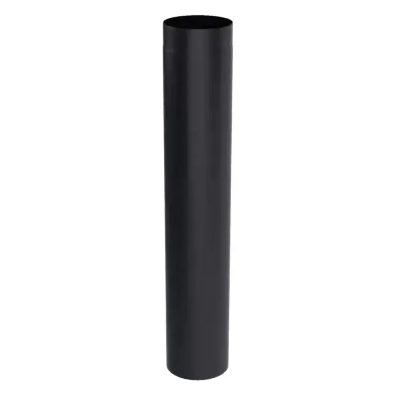 Wysyłka od ręki - Rura dymowa Kratki RS200/1 czarna fi 200mm 1m 2mm