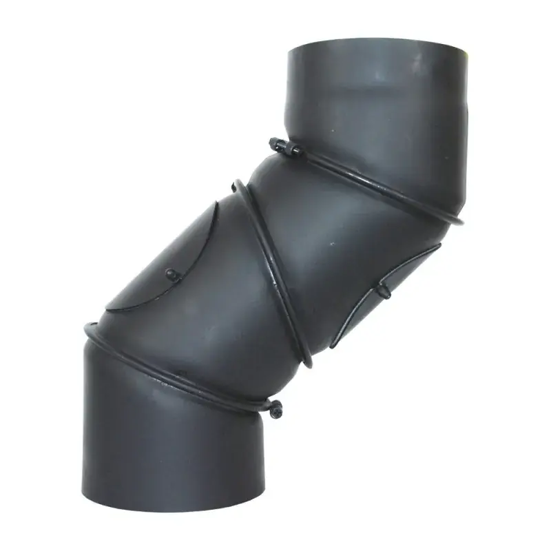 Ekstra rabat - Kolano nastawne 180 mm 2 mm czarne Stahl System KS/4E/180/UNI
