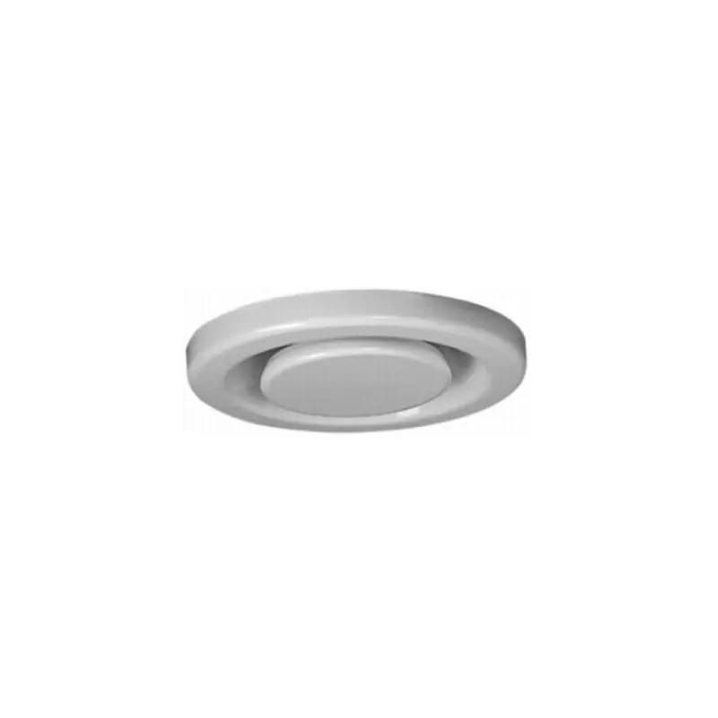 Anemostat wywiewny metalowy Systemair EFF-125 biały - Na stanie