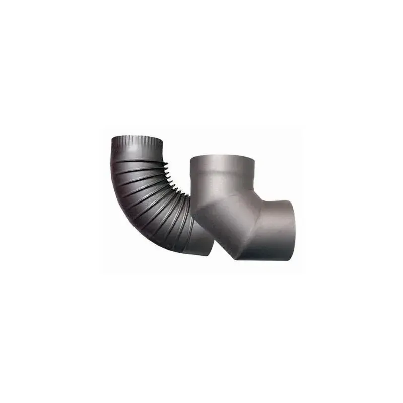 Ulubieniec klientów | Kolano gięte kominowe z blachy czarnej fi 110 mm