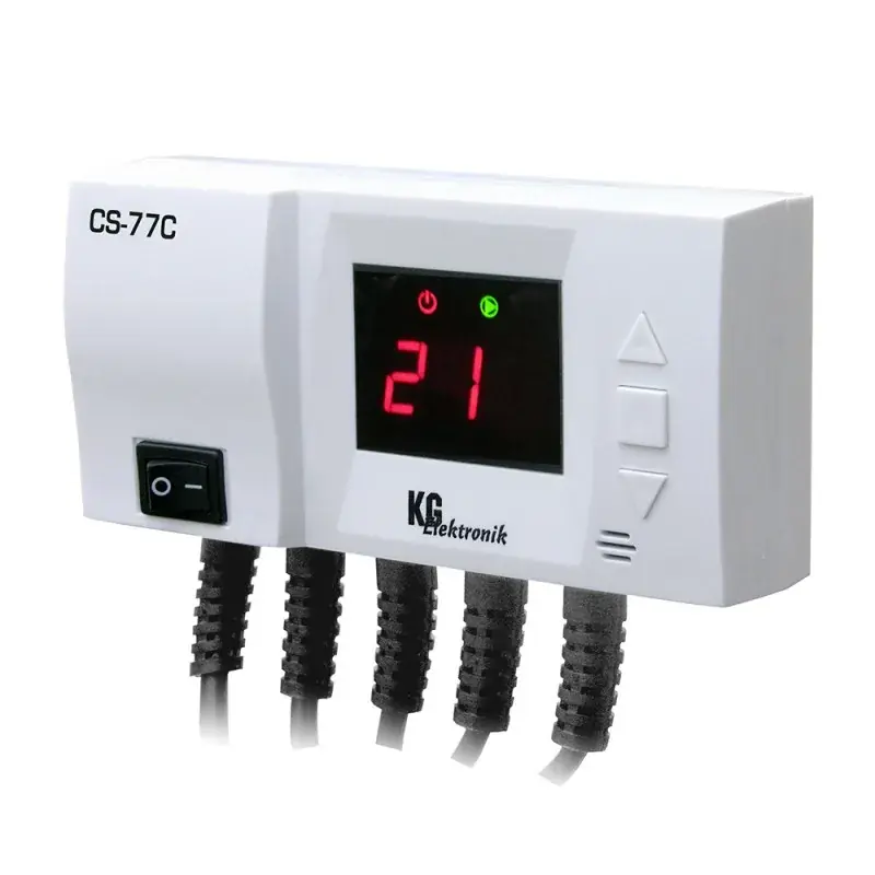 Produkt polecany - Sterownik do 2 pomp C.O. CS-77C KG Elektronik