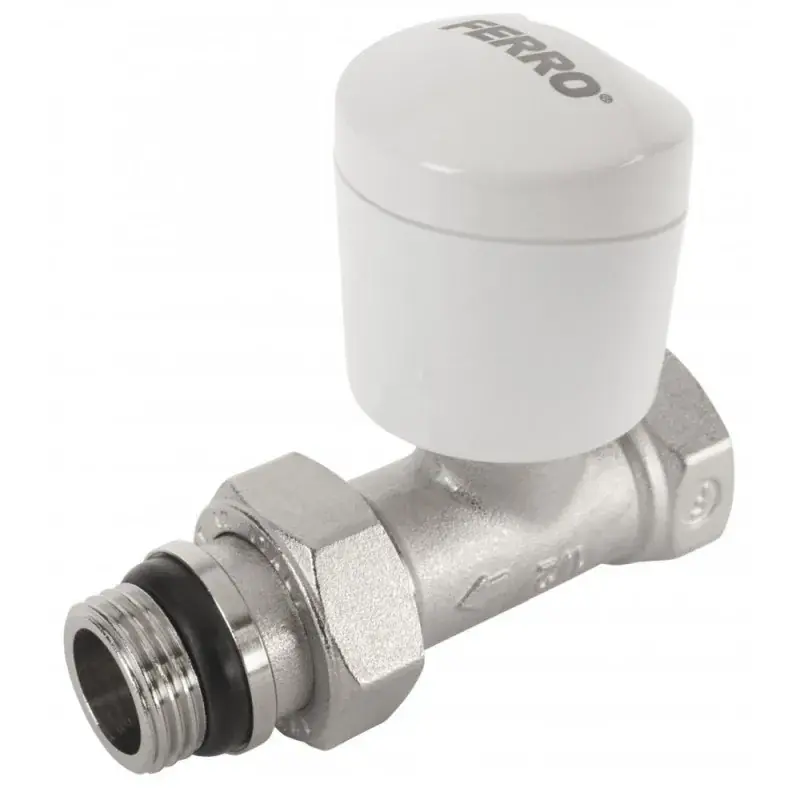 Zawór termostatyczny prosty 1/2" x 1/2" FERRO ZTI2Y - Hit sprzedażowy