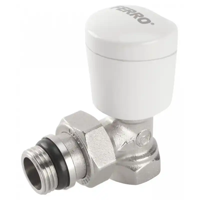 Zawór termostatyczny kątowy 1/2" M30x1,5 Ferro ZTI5Y - Top produkt