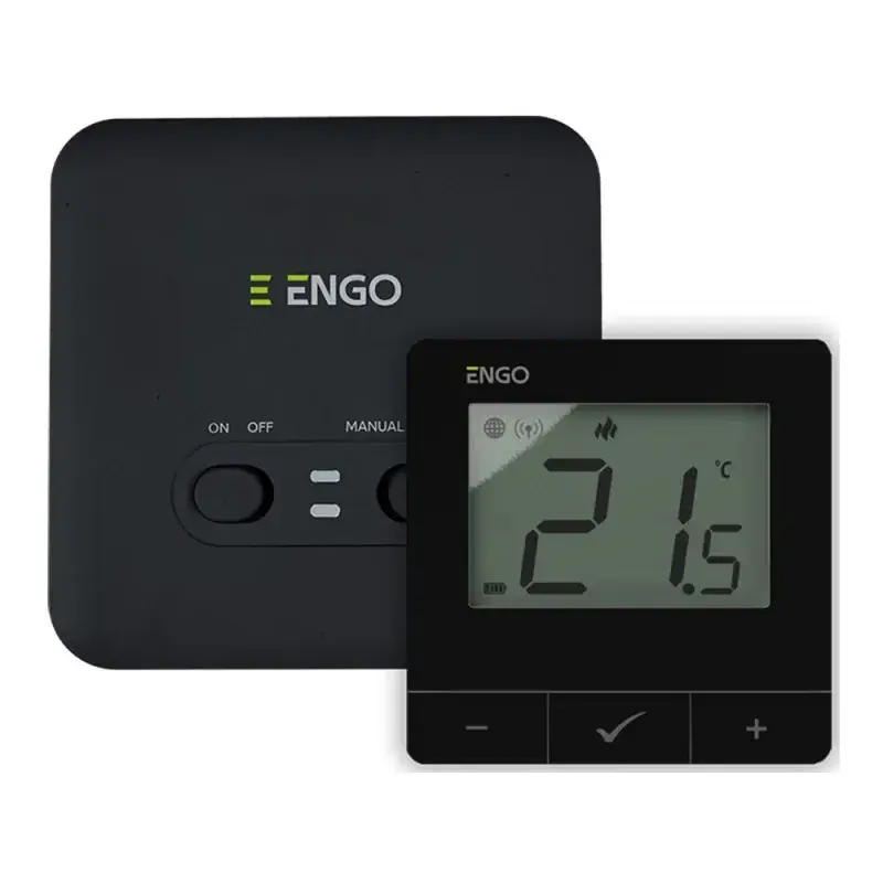 Super okazja - Bezprzewodowy regulator temperatury Wi-Fi E20i-B czarny ENGO