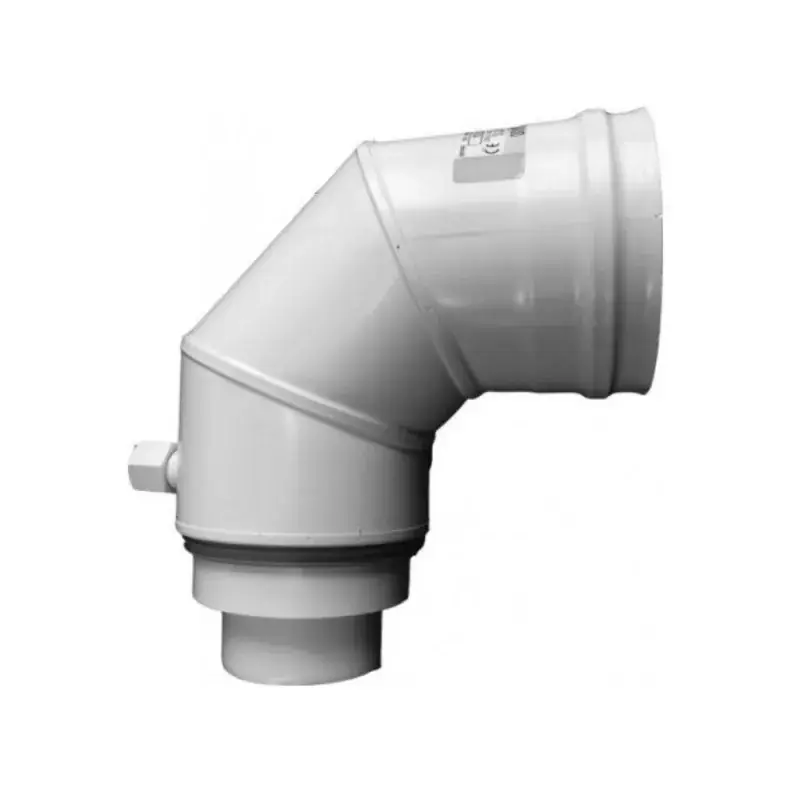 Ostatnie sztuki - Adapter kominowy kolano 90° 80/125mm ACV Kompakt HRE 18080566
