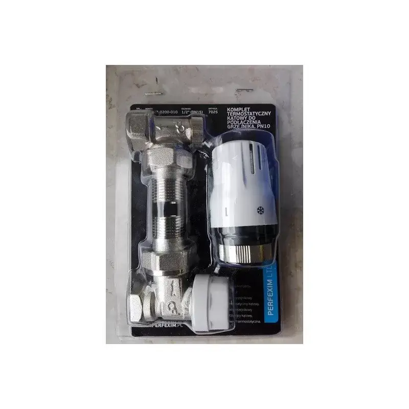 Zestaw termostatyczny kątowy 1/2" Perfexim 7025 M30x1,5 - Okazja cenowa