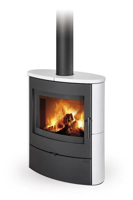 Piec wolnostojący ROMOTOP NAVIA 01 - ceramika - Oferta kończy się wkrótce