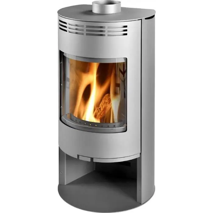 Piec wolnostojący THORMA Zaragoza - szary | Superoferta