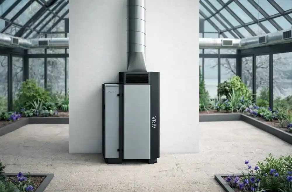 Zamów teraz | Piec na pellet ARIA 30 kW - nagrzewnica