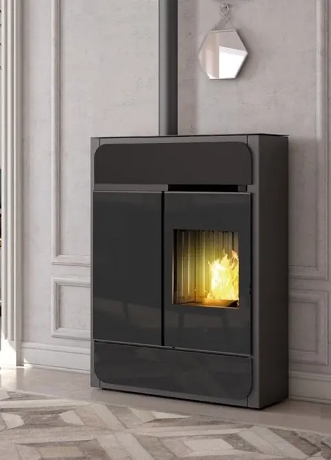 Oferta limitowana - Piec na pellet Edilkamin BILD 9+ ATC szkło