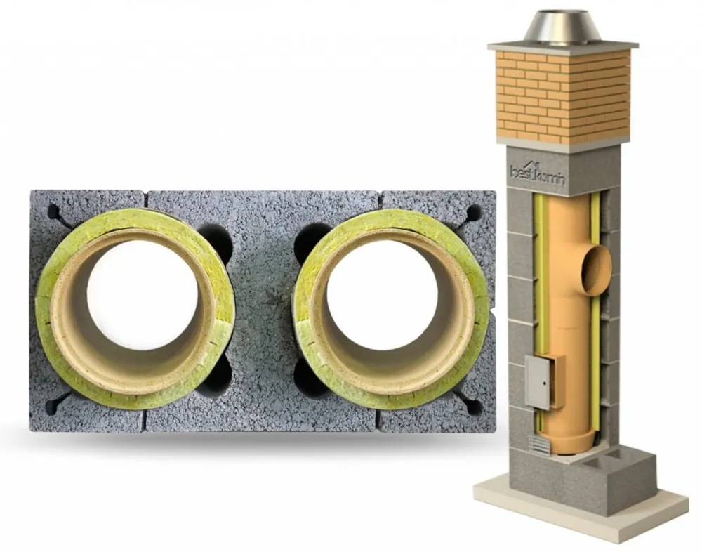 Bardzo popularny produkt | System Kominowy Ceramiczny Dual 2K UNIWERSAL fi 160