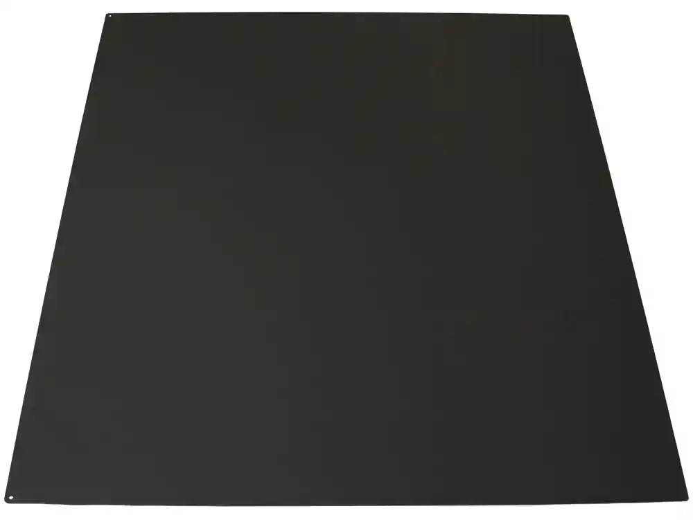 Najlepsza cena | Blacha pod piec 120x100cm czarny mat