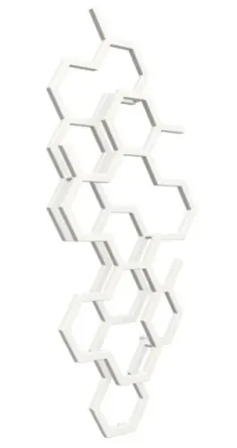Terma HEX 1220x486 - Grzejnik dekoracyjny | Dodaj do koszyka