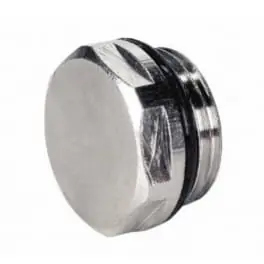 Zostało niewiele - Korek grzejnikowy chrom z oringiem 1/2"