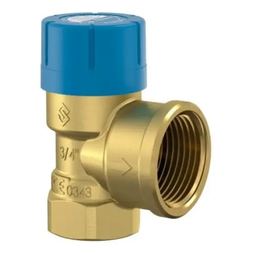 Duży rabat - Flamco Prescor B 6 bar 3/4" x 1" GW - Zawór bezpieczeństwa do zasobników c.w.u.