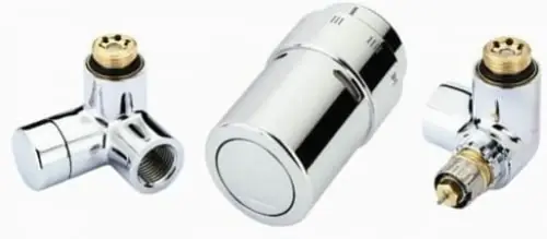 Bestseller - Danfoss X-tra Collection (CHROM) - Zestaw termostatyczny trójosiowy (PRAWY)