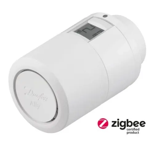 Megacena | Danfoss Ally - Głowica termostatyczna. 4 adaptery 014G2460