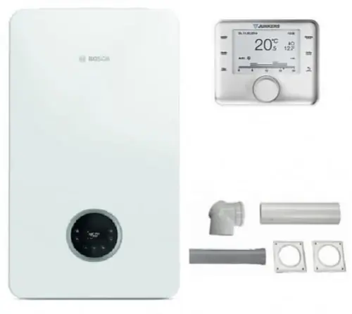 W sprzedaży | Bosch CONDENS GC2300iW 24C + CW 400 + zestaw do szachtu - (Pakiet) 8734100645
